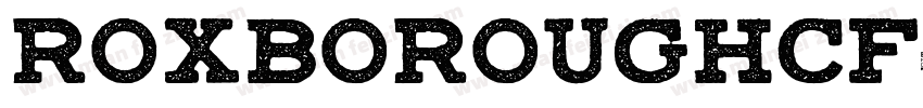 RoxboroughCF-DemiBol字体转换