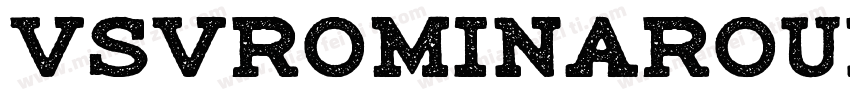 VSVRominaroundedBol字体转换