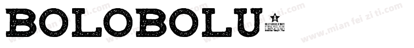 bolobolu字体转换