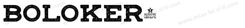 boloker字体转换