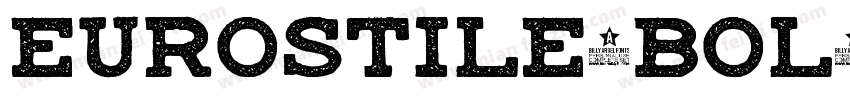 eurostile-bol字体转换