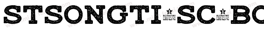stsongti-sc-bol字体转换