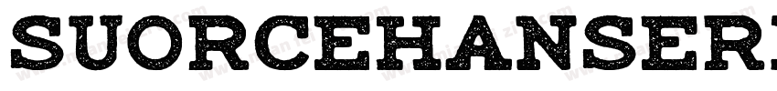 suorcehanserifsc-bol字体转换