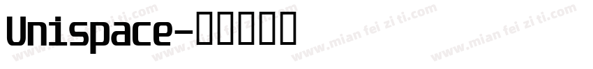 Unispace字体转换