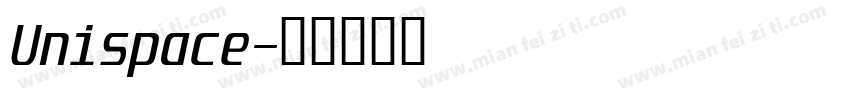 Unispace字体转换