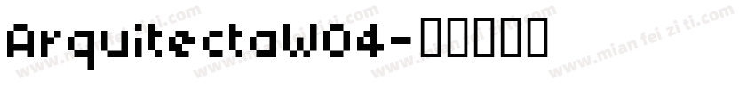 ArquitectaW04字体转换
