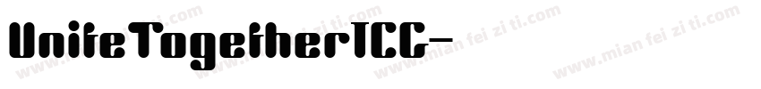 UniteTogetherICG字体转换