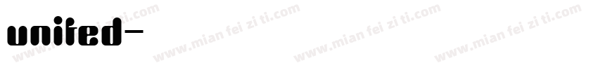 united字体转换