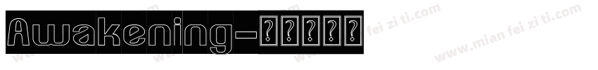 Awakening字体转换