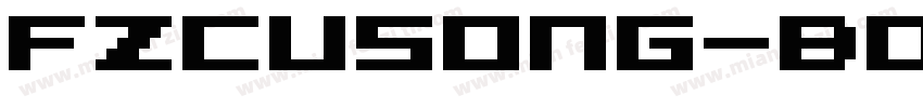 FZCusong-B09S字体转换