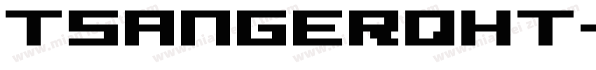 TsangerQHT-GL-W04字体转换