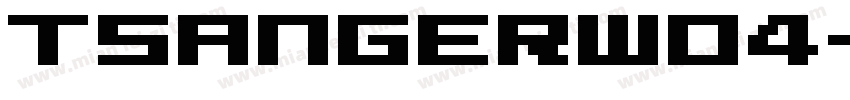 TsangerW04字体转换