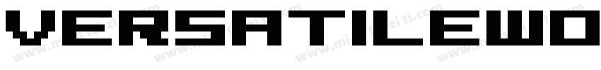 VersatileW04字体转换