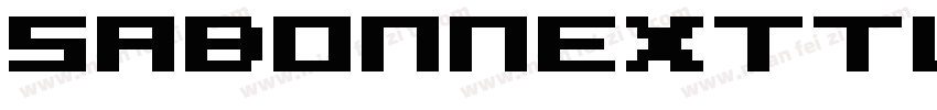 sabonnextTW04字体转换