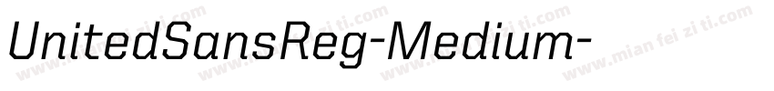 UnitedSansReg-Medium字体转换