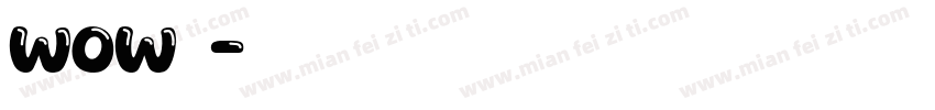 WOW字体字体转换
