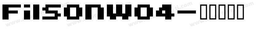 FilsonW04字体转换