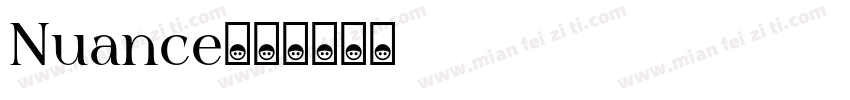 Nuance字体转换