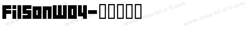 FilsonW04字体转换