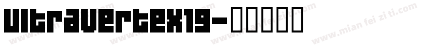 UltraVertex19字体转换