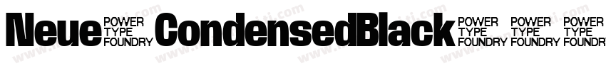 Neue-CondensedBlack字体转换
