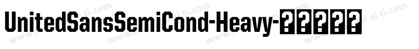 UnitedSansSemiCond-Heavy字体转换