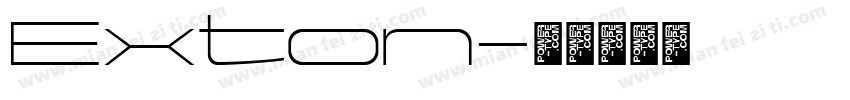 Exton字体转换