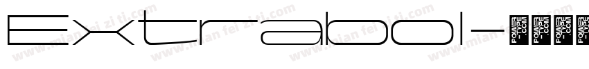 Extrabol字体转换