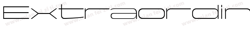Extraordinary-4oEB字体转换