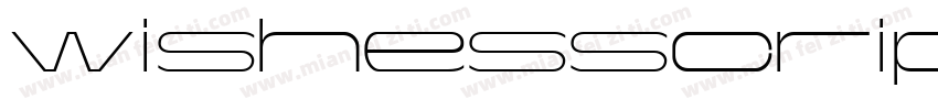 wishesscriptprotext字体转换