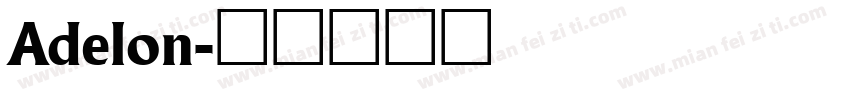 Adelon字体转换