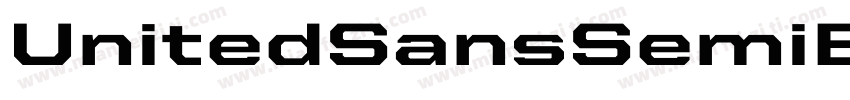UnitedSansSemiExt-Heavy字体转换