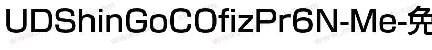 UDShinGoCOfizPr6N-Me字体转换