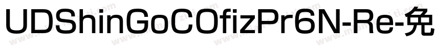 UDShinGoCOfizPr6N-Re字体转换