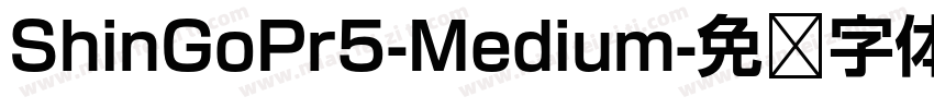 ShinGoPr5-Medium字体转换