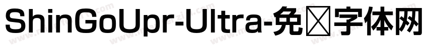 ShinGoUpr-Ultra字体转换