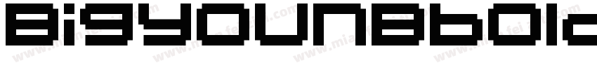 BigYounBboldGB20字体转换