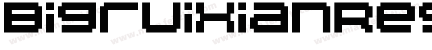 BigruixianRegularGB20字体转换