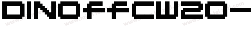 DINOffcW20字体转换