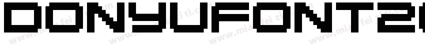 DONYUFONT20字体转换