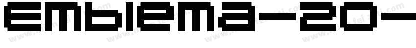 Emblema-20字体转换