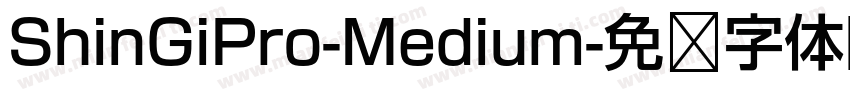 ShinGiPro-Medium字体转换