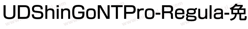 UDShinGoNTPro-Regula字体转换