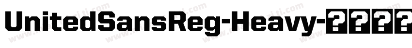 UnitedSansReg-Heavy字体转换