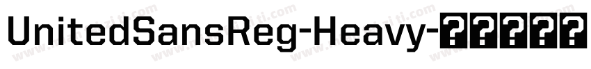 UnitedSansReg-Heavy字体转换
