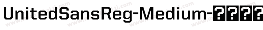 UnitedSansReg-Medium字体转换