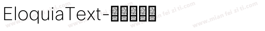 EloquiaText字体转换