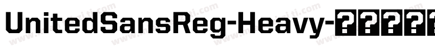 UnitedSansReg-Heavy字体转换