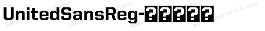 UnitedSansReg字体转换