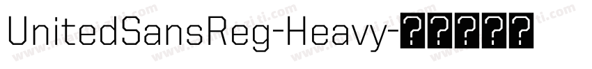 UnitedSansReg-Heavy字体转换